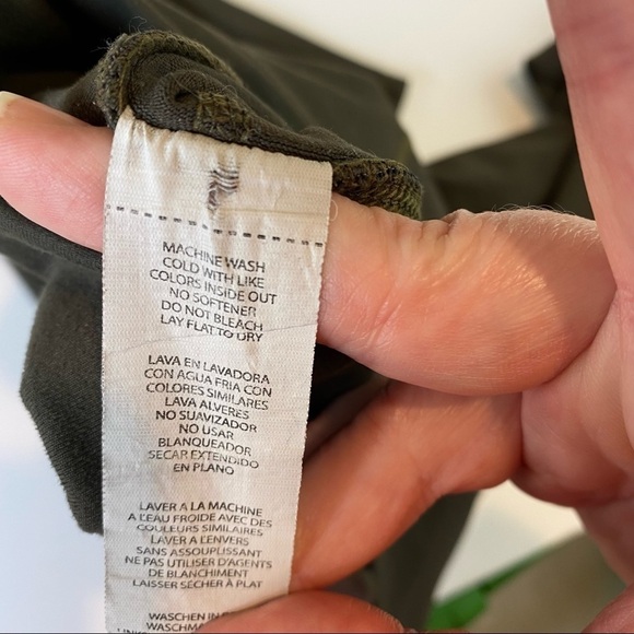 Fabletics Define Leggings Olive Green Small High Waisted Yoga Athleisure Skinny - Picture 4 of 10